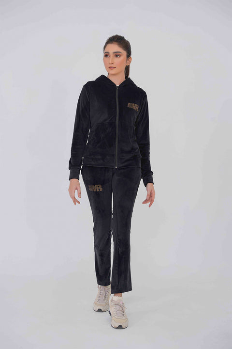 Velvet Black Tracksuit