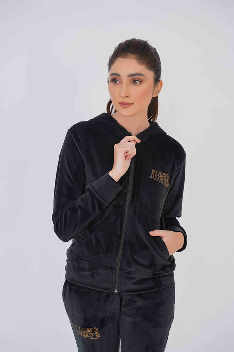 Velvet Black Tracksuit