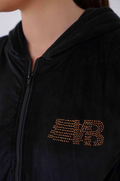 Velvet Black Tracksuit