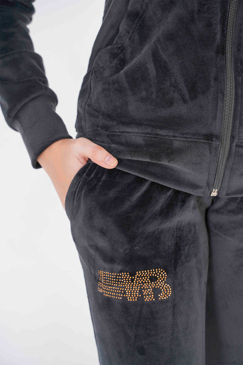 Velvet Black Tracksuit
