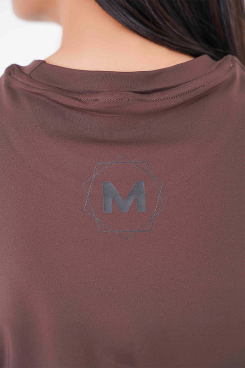 Brown Crop Top