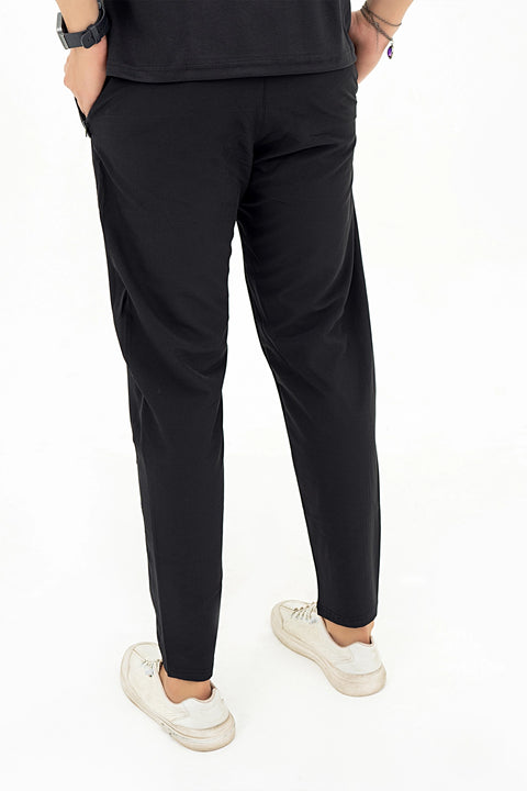 M - Polyester Polo - Black