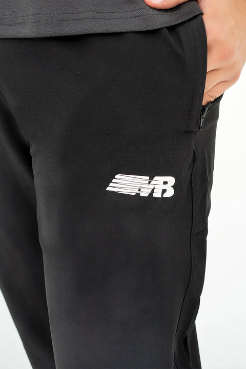 M - Polyester Polo - Black